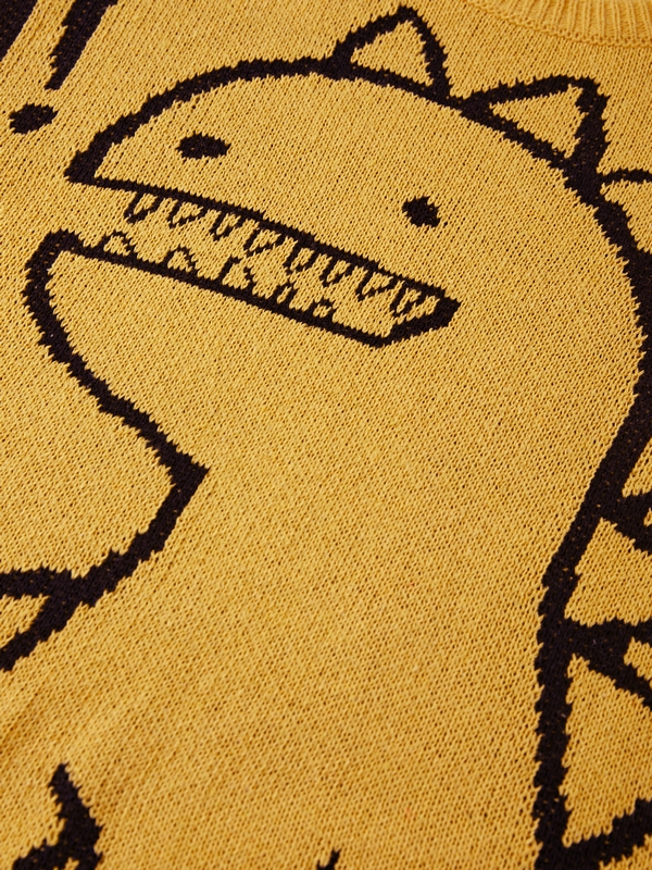 Cartoon-Dinosaurier-Pullover für Herren-4